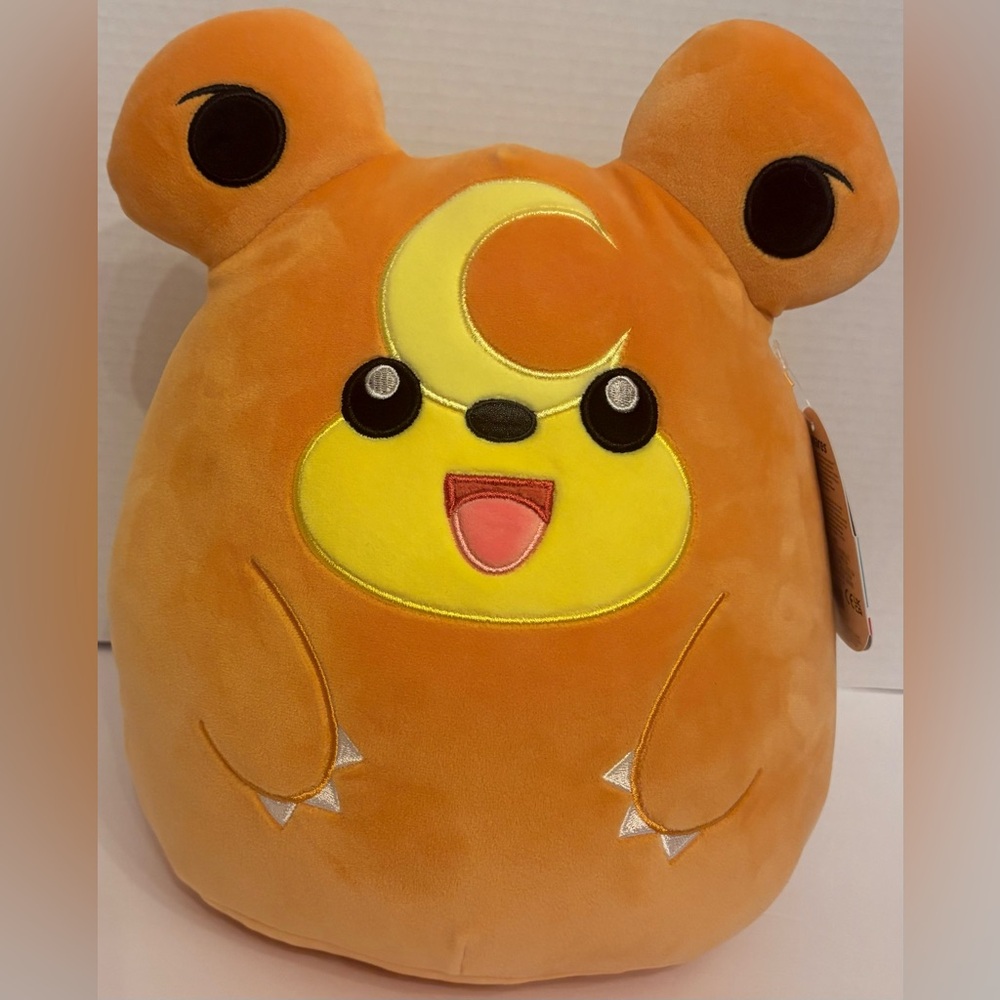 Pokémon Teddiursa Squishmallows Ultra Soft Plush Animal.